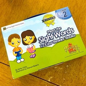 11 Sight words preschool books